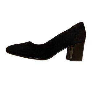 Clarks Shoes  Black Suede Chantelle Ava, Size 7